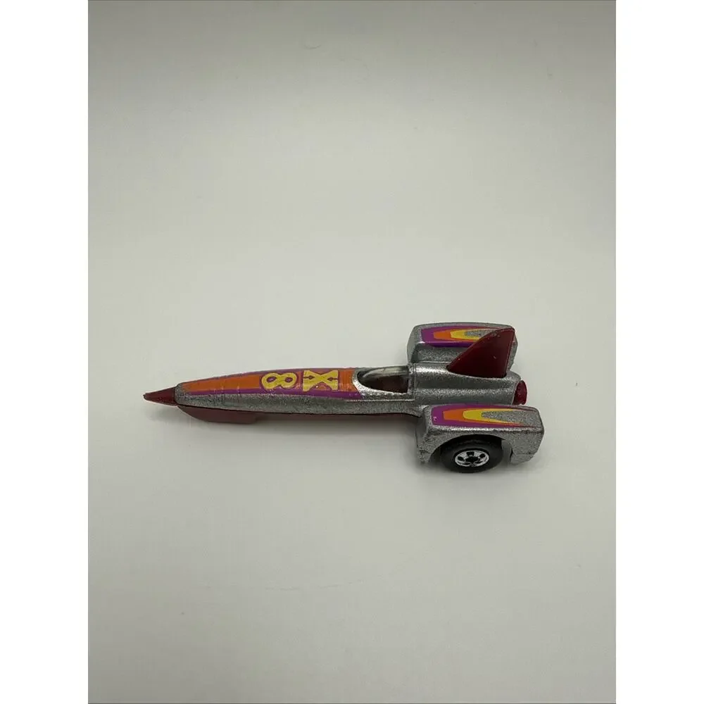Tricar X8 - Hot Wheels Metalflake Blackwall Malaysia Maroon Base 1979 Toy Car